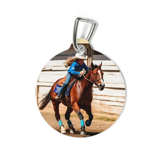Equestrian Prayer Tack Tag Horse Lover’s Tag Unique Pet Accessory Gift for Animal Lovers Western Theme Tag - 1’’ - Tags
