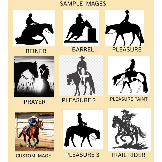 Equestrian Prayer Tack Tag Horse Lover’s Tag Unique Pet Accessory Gift for Animal Lovers Western Theme Tag - 1’’ - Tags