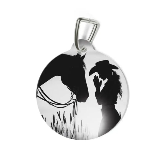 Equestrian Prayer Tack Tag Horse Lover’s Tag Unique Pet Accessory Gift for Animal Lovers Western Theme Tag - 1’’ - Tags