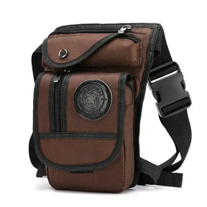 Equestrian Waist Riding Bag Hiking Riding Fanny Pack - brown - nylon - Accessories