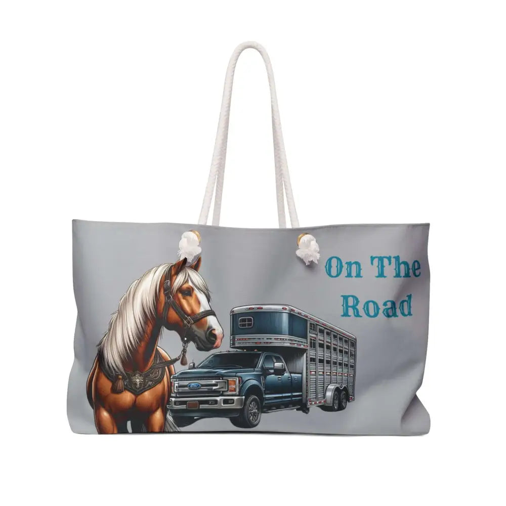 Equestrian Weekender Bag Horse Luggage Tote Horse Travel Bag 24x13 24’’ × 13’’ Bags