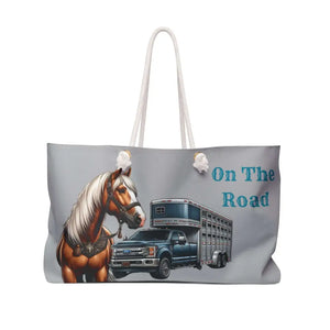 Equestrian Weekender Bag Horse Luggage Tote Horse Travel Bag 24x13 24’’ × 13’’ Bags