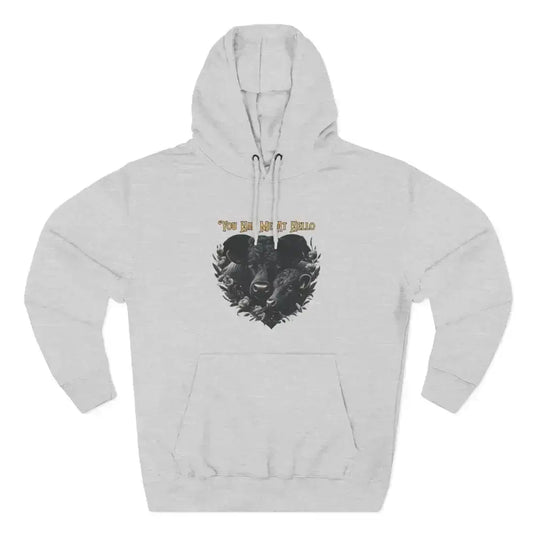 Farm Fleece Hoodie, Western Farm Apparel, Black Angus Bull and Cow - The Best New Thing