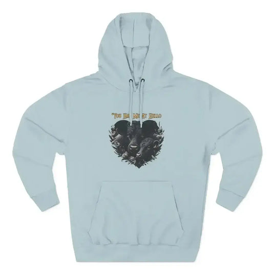 Farm Fleece Hoodie, Western Farm Apparel, Black Angus Bull and Cow - The Best New Thing