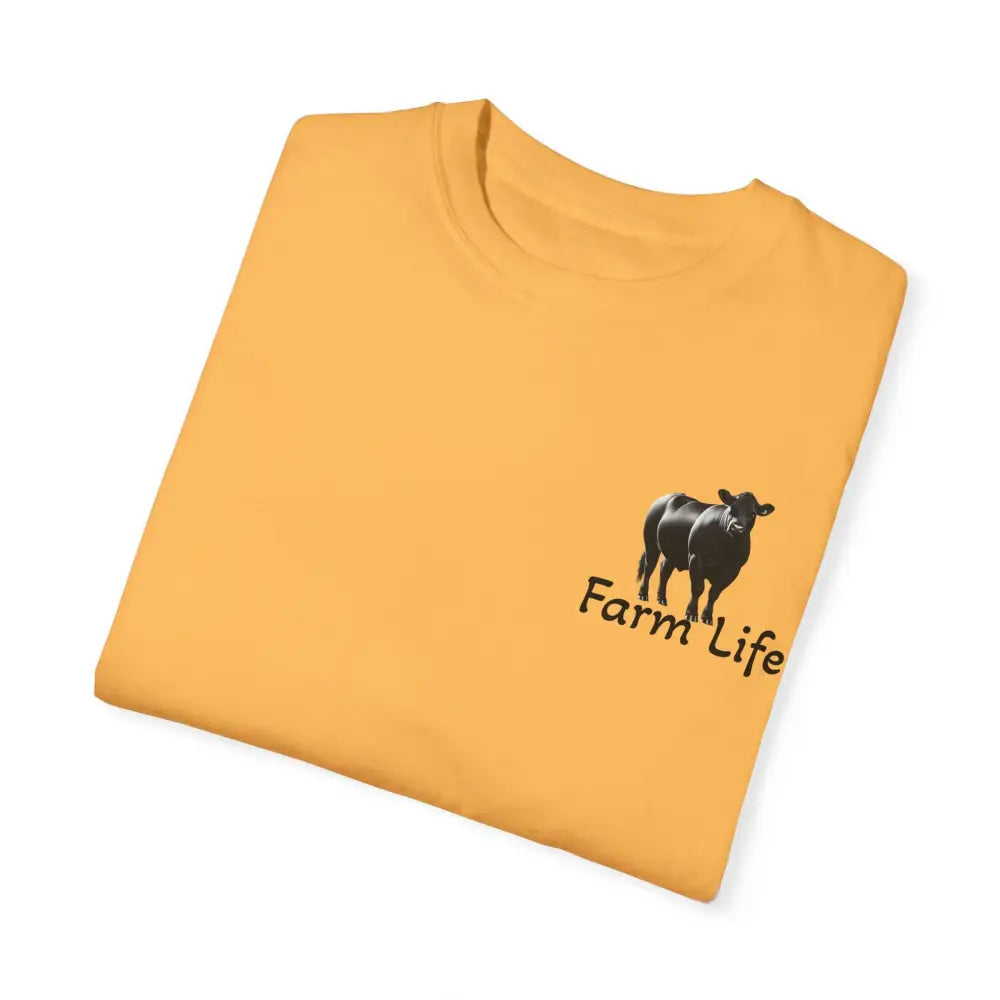 Farm Life T-Shirt Black Angus Farmer Rancher Unisex Shirt Rural Farm Life - T-Shirt