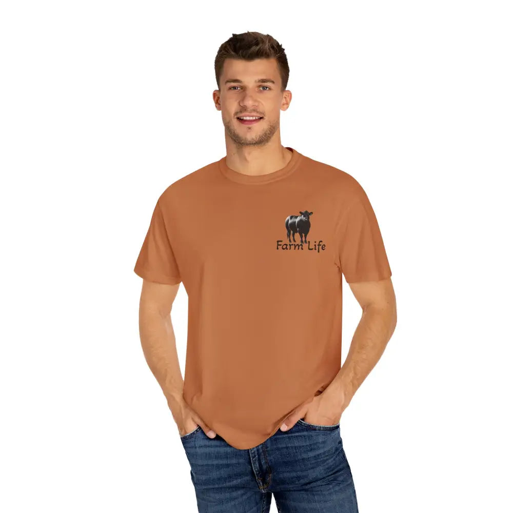 Farm Life T Shirt Black Angus Farmer Rancher Unisex Shirt Rural Farm Life T Shirt