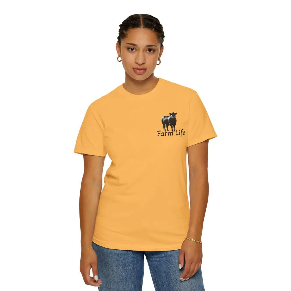 Farm Life T-Shirt Black Angus Farmer Rancher Unisex Shirt Rural Farm Life - T-Shirt