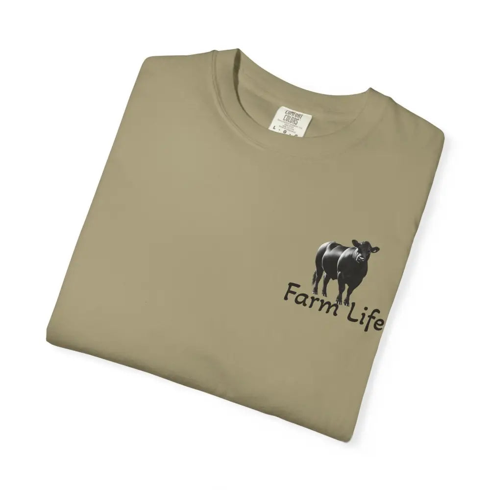 Farm Life T Shirt Black Angus Farmer Rancher Unisex Shirt Rural Farm Life T Shirt
