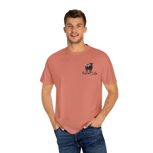Farm Life T-Shirt Black Angus Farmer Rancher Unisex Shirt Rural Farm Life - T-Shirt