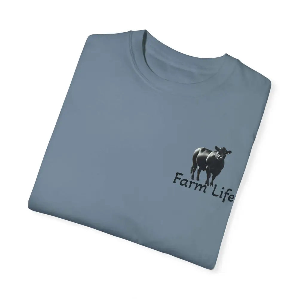 Farm Life T-Shirt Black Angus Farmer Rancher Unisex Shirt Rural Farm Life - T-Shirt
