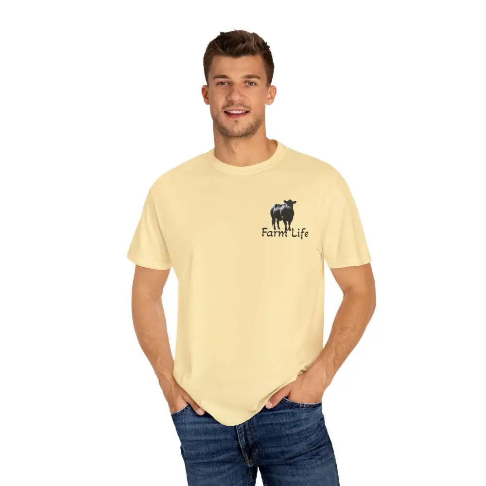 Farm Life T-Shirt Black Angus Farmer Rancher Unisex Shirt Rural Farm Life - T-Shirt