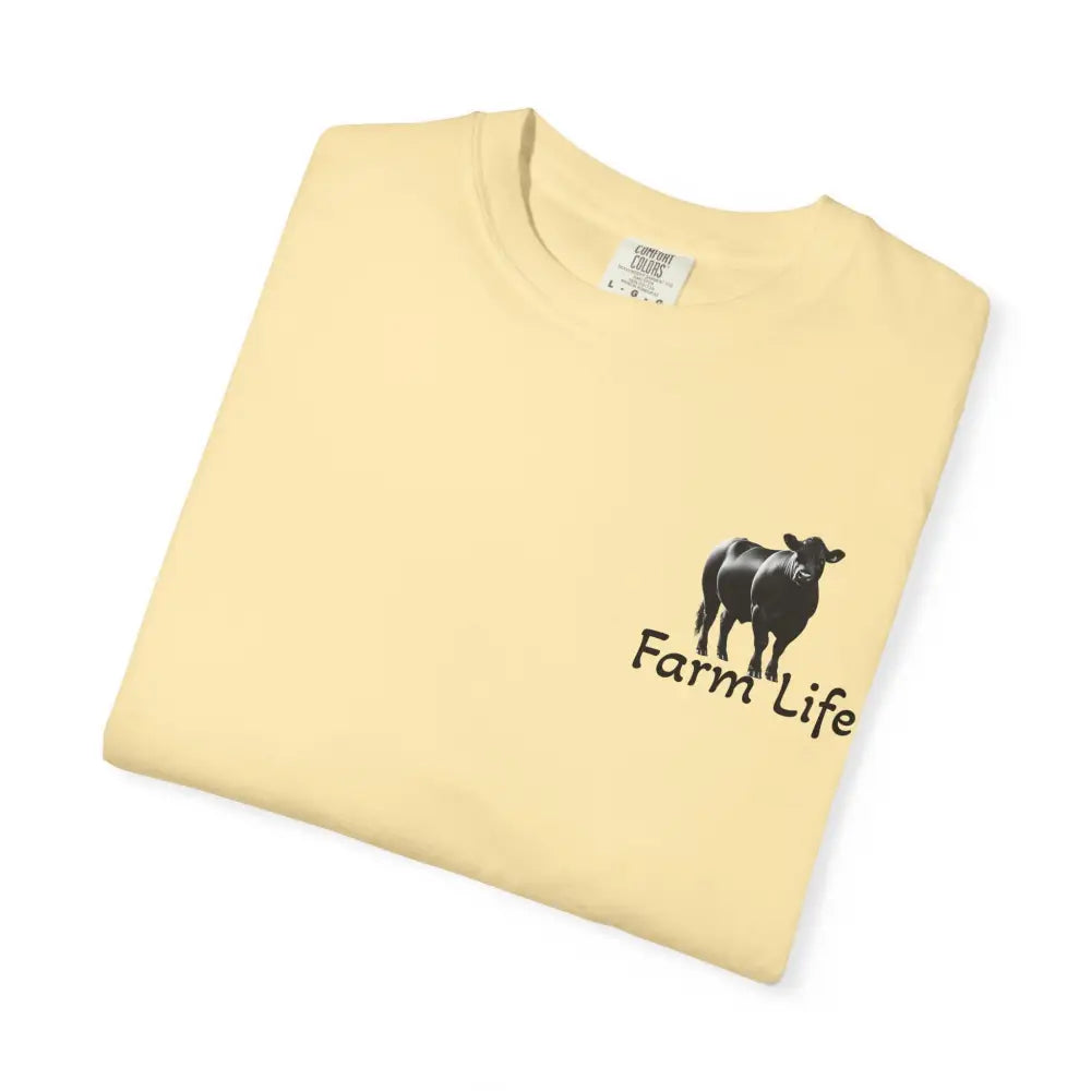 Farm Life T Shirt Black Angus Farmer Rancher Unisex Shirt Rural Farm Life T Shirt