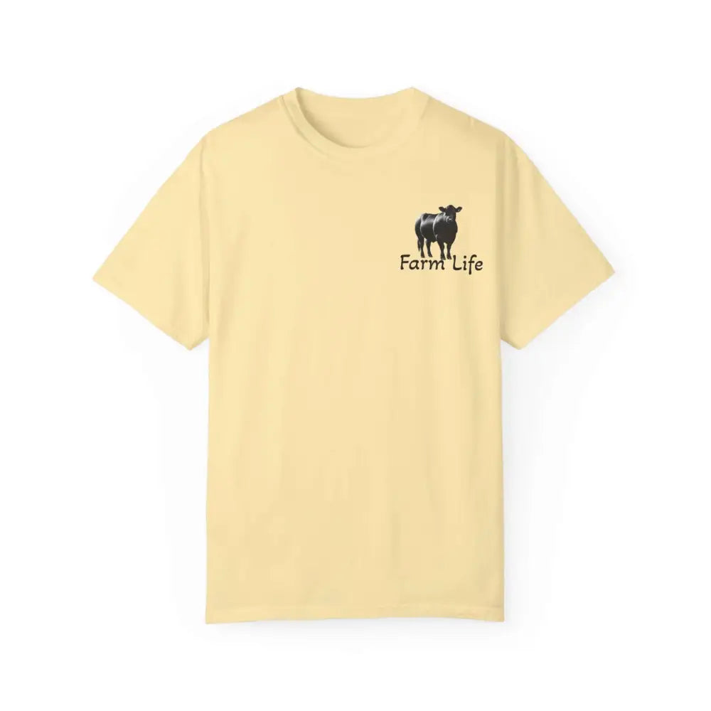 Farm Life T-Shirt Black Angus Farmer Rancher Unisex Shirt Rural Farm Life - Banana / S - T-Shirt