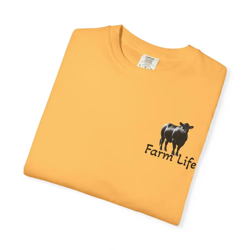 Farm Life T Shirt Black Angus Farmer Rancher Unisex Shirt Rural Farm Life T Shirt