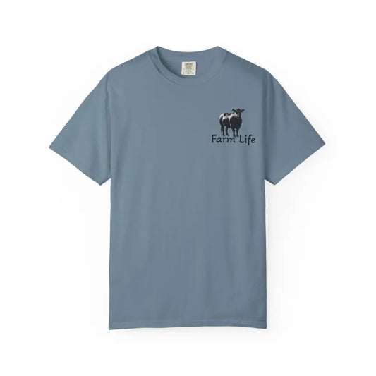 Farm Life T-Shirt Black Angus Farmer Rancher Unisex Shirt Rural Farm Life - Ice Blue / S - T-Shirt