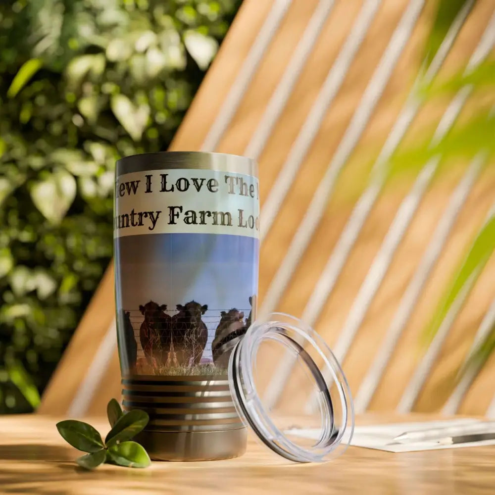 Farmer Coffee Tumbler Country Coffee Mug Travel Tumbler Cowboy Gifts Coffee Cow Mug 20oz - Mug