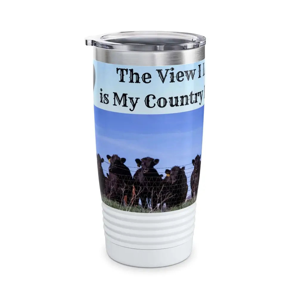 Farmer Coffee Tumbler Country Coffee Mug Travel Tumbler Cowboy Gifts Coffee Cow Mug 20oz - Mug
