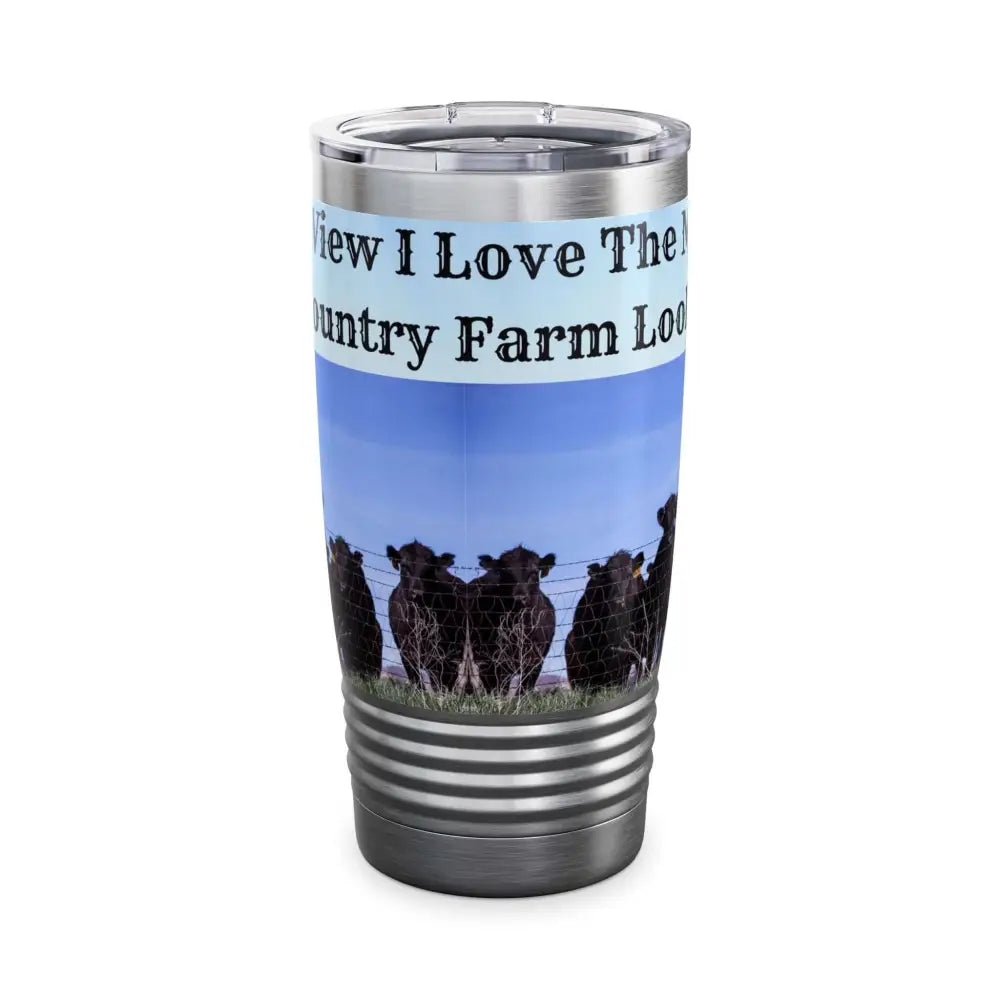 Farmer Coffee Tumbler Country Coffee Mug Travel Tumbler Cowboy Gifts Coffee Cow Mug 20oz - Steel / 20oz - Mug