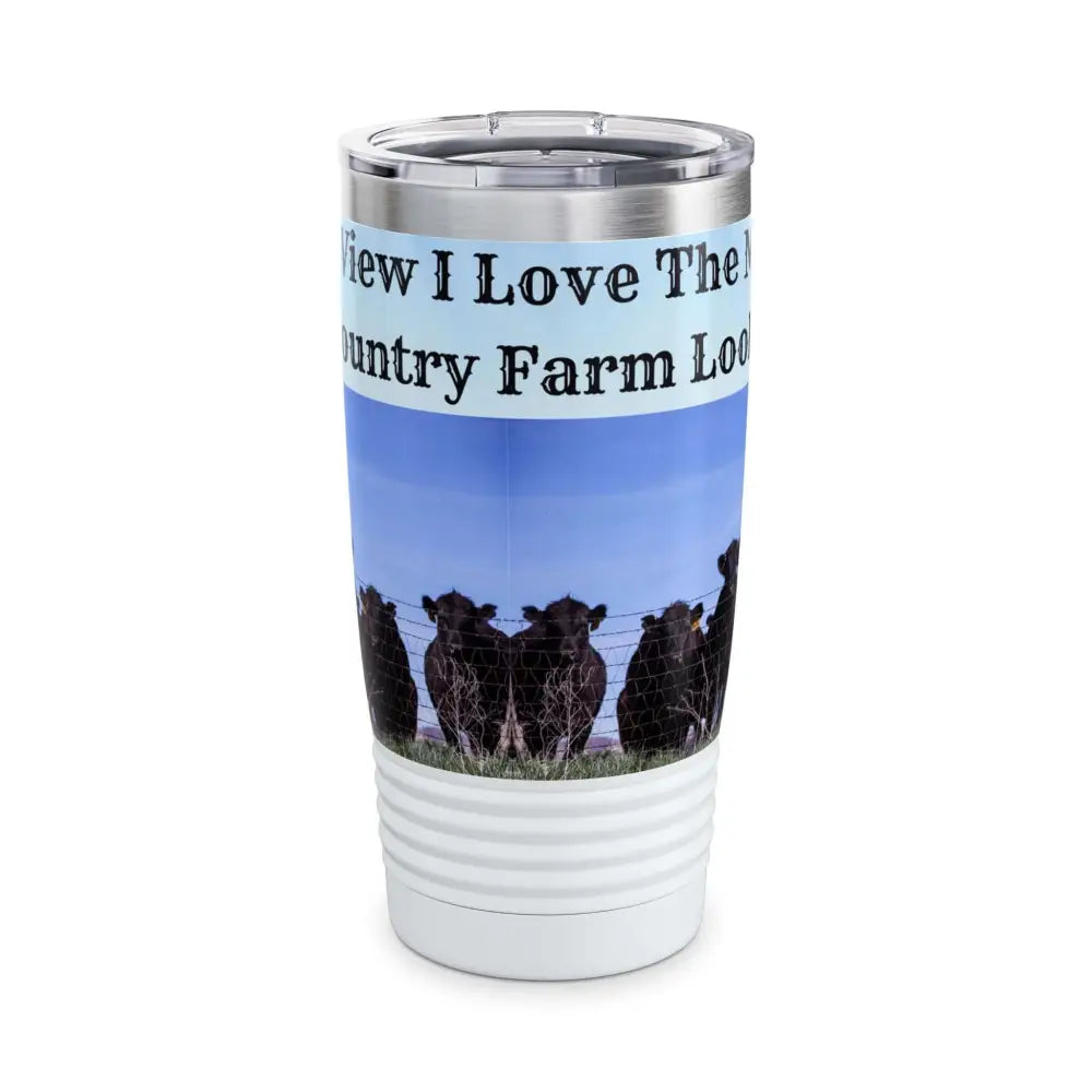 Farmer Coffee Tumbler Country Coffee Mug Travel Tumbler Cowboy Gifts Coffee Cow Mug 20oz - White / 20oz - Mug