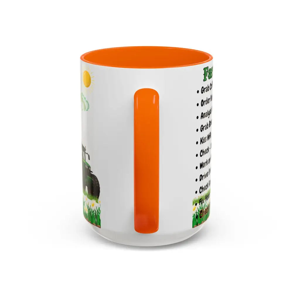 Farmer Themed Coffee Mug Perfect Gift for Farmers Cute Cow Design Rancher Gift Mugs