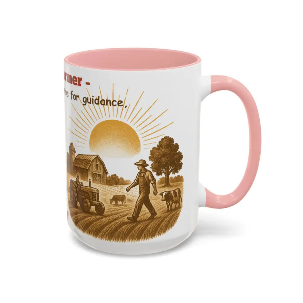God made a Farmer Coffee Mug - Perfect Gift for Agricultural Enthusiasts Farmers Gift - Mug