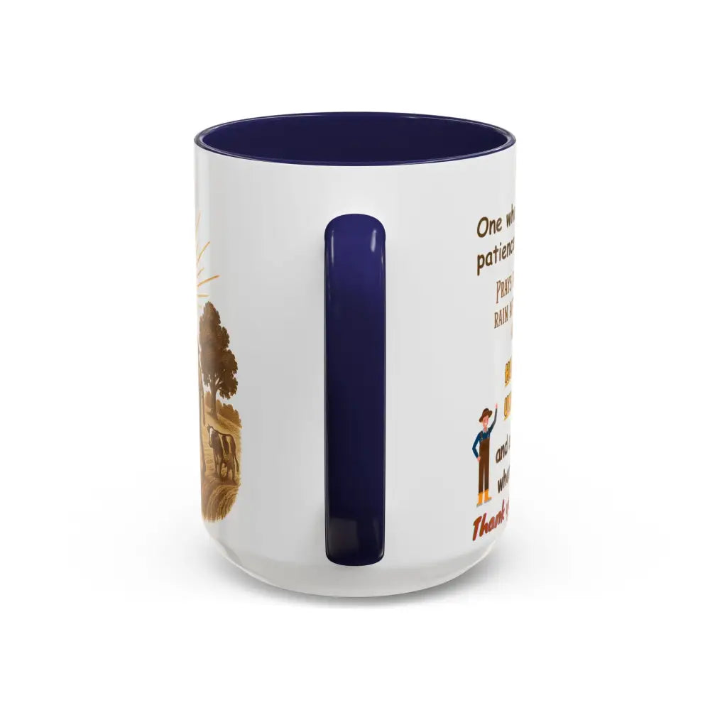 God made a Farmer Coffee Mug - Perfect Gift for Agricultural Enthusiasts Farmers Gift - Mug