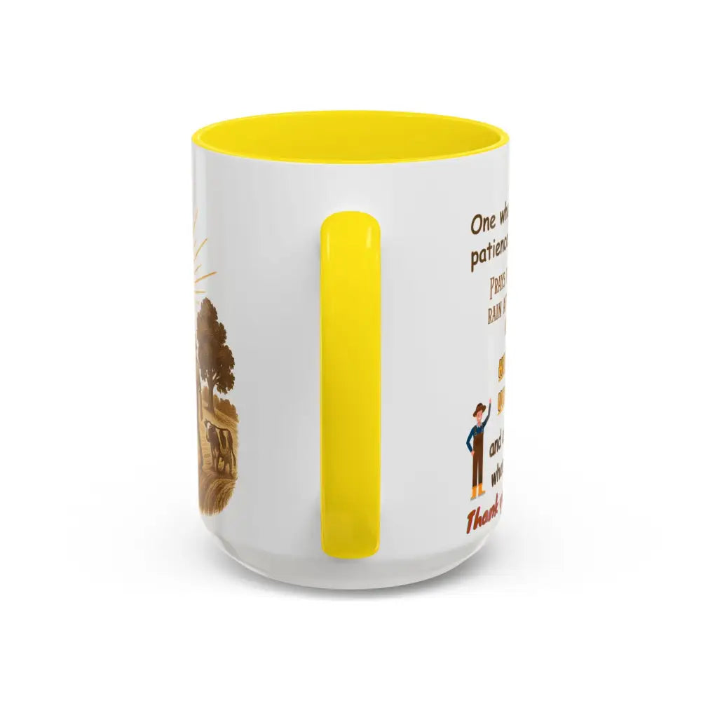 God made a Farmer Coffee Mug - Perfect Gift for Agricultural Enthusiasts Farmers Gift - Mug