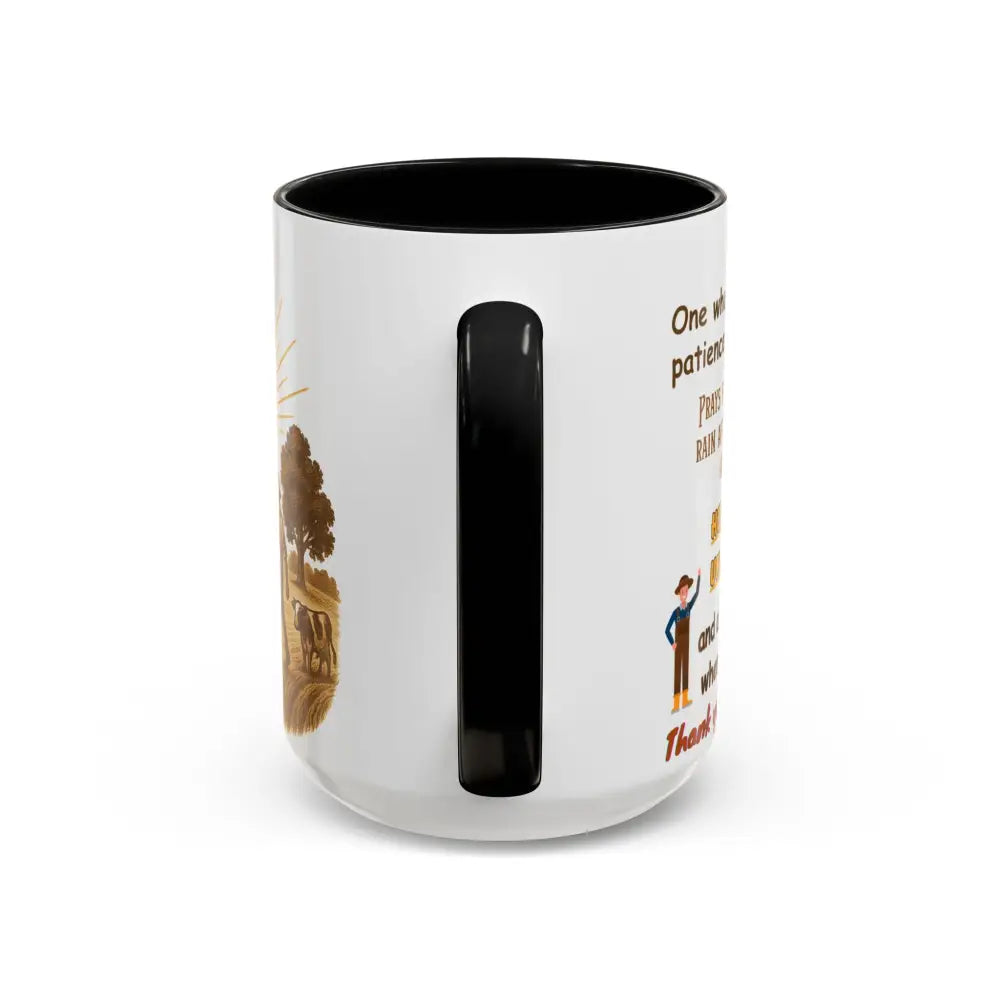 God made a Farmer Coffee Mug - Perfect Gift for Agricultural Enthusiasts Farmers Gift - Mug