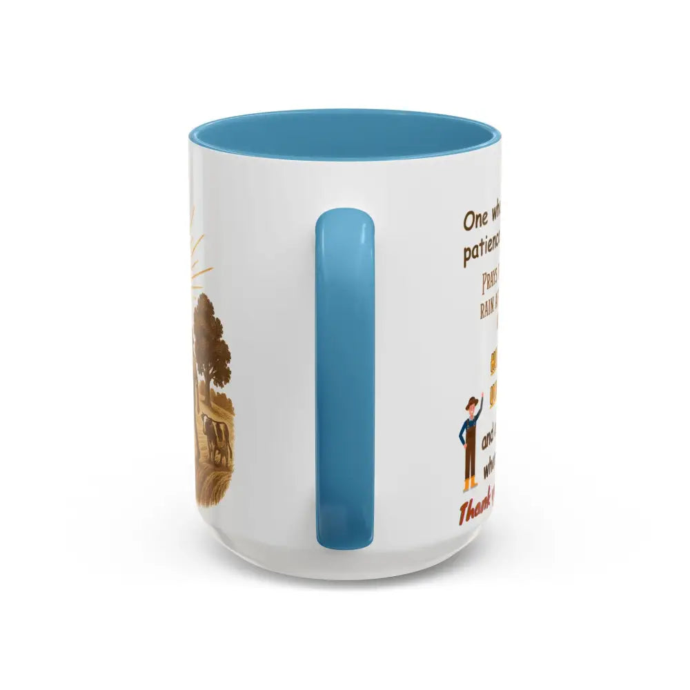 God made a Farmer Coffee Mug - Perfect Gift for Agricultural Enthusiasts Farmers Gift - Mug