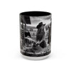 Farmers Wife Mug Funny Cowgirl Coffee Mug Trending Western Kitchen Decor 15oz - 15oz / Black - Mugs