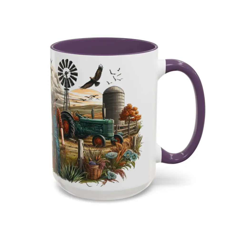 Father’s Day Coffee Mug One of a Kind Dad Country Gifts for Dad Farmer Dad Gifts Ceramic Gift Mug Mugs