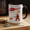Fire Fighter Hero In the Face of Danger They Bring Hope Coffee Cup Coffee Mug 15oz - 15oz / Black - Mug