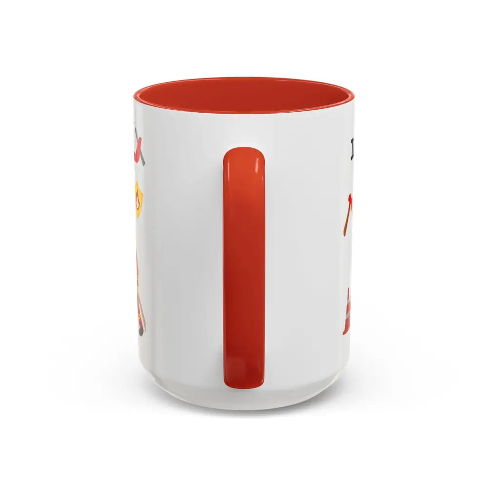 Fire Fighter Hero In the Face of Danger They Bring Hope Coffee Cup Coffee Mug 15oz - Mug