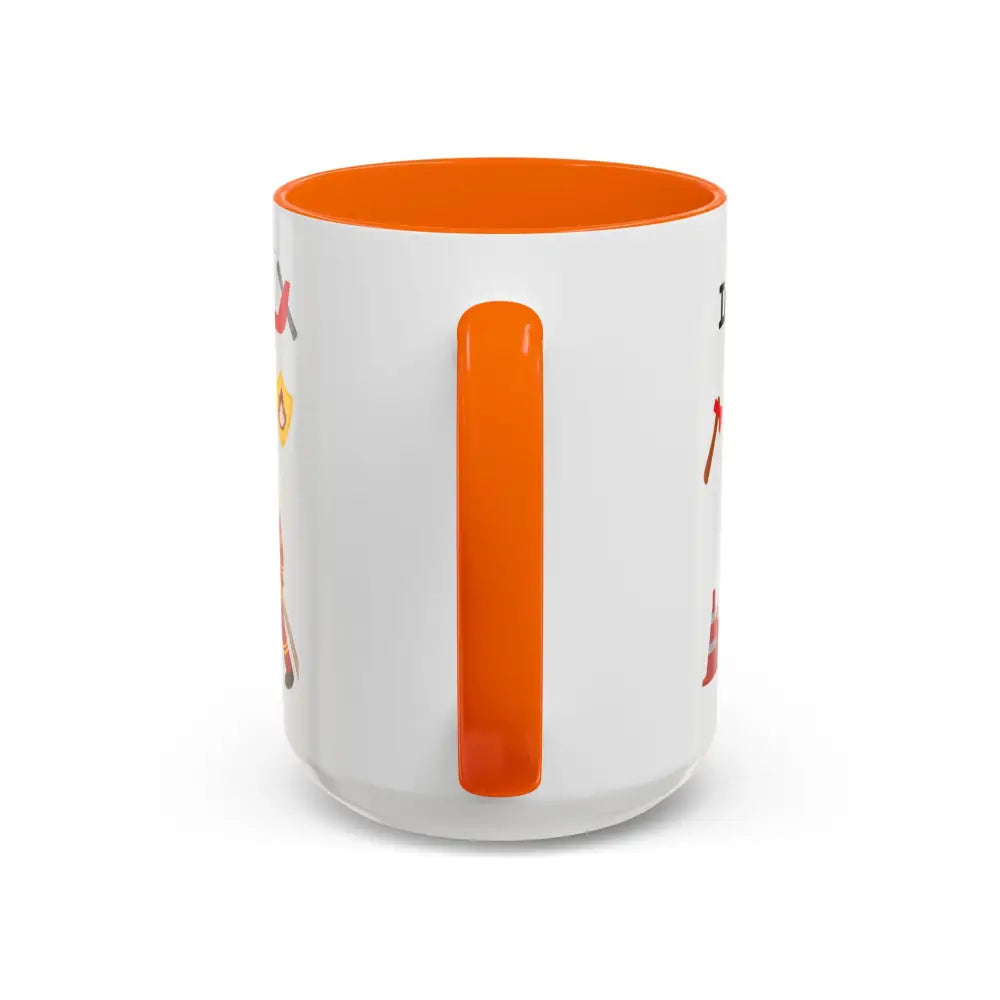 Fire Fighter Hero In the Face of Danger They Bring Hope Coffee Cup Coffee Mug 15oz - Mug