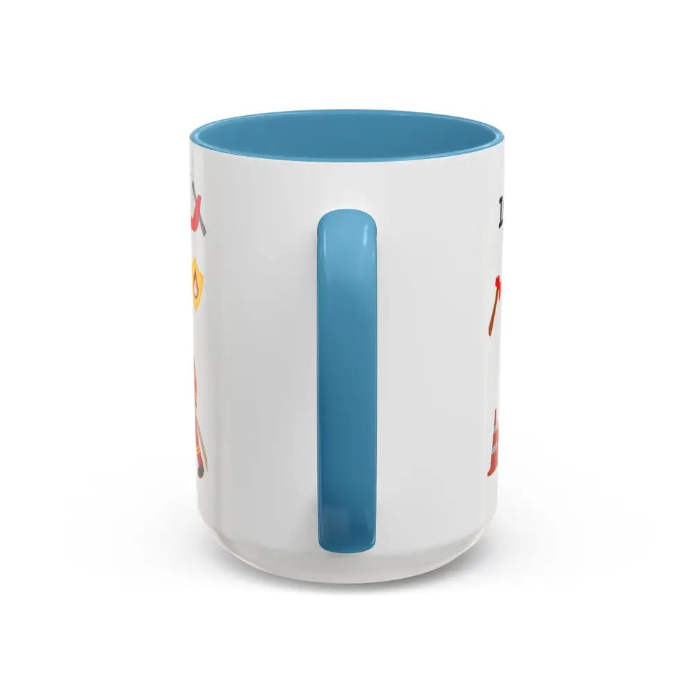 Fire Fighter Hero In the Face of Danger They Bring Hope Coffee Cup Coffee Mug 15oz - Mug