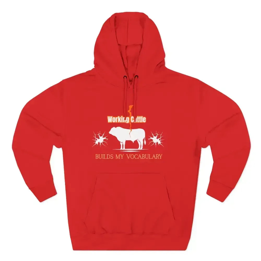 Fleece Farm Hoodie - Cattle Rancher Apparel, Christmas Gifts for Men - The Best New Thing