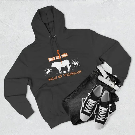 Fleece Farm Hoodie - Cattle Rancher Apparel, Christmas Gifts for Men - The Best New Thing