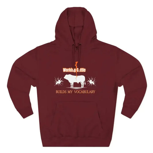 Fleece Farm Hoodie - Cattle Rancher Apparel, Christmas Gifts for Men - The Best New Thing