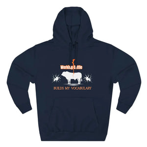 Fleece Farm Hoodie - Working Cattle Rancher Apparel Christmas Gifts for Men - XS / Navy - Hoodie