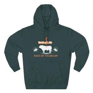 Fleece Farm Hoodie - Working Cattle Rancher Apparel Christmas Gifts for Men - S / Sports Green - Hoodie