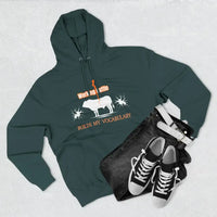 Fleece Farm Hoodie - Working Cattle Rancher Apparel Christmas Gifts for Men - Hoodie
