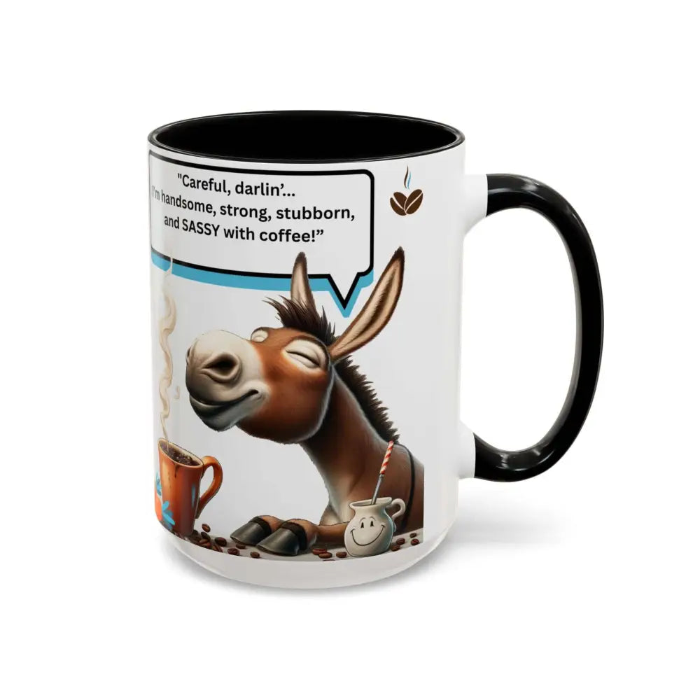 Flirty Sassy Donkey Country Mug Mule Lover Gift Idea 15oz Mugs