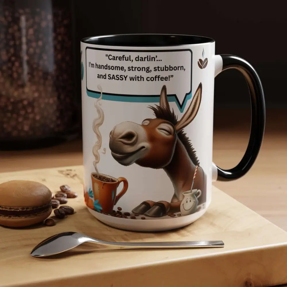 Flirty Sassy Donkey Country Mug Mule Lover Gift Idea 15oz Mugs