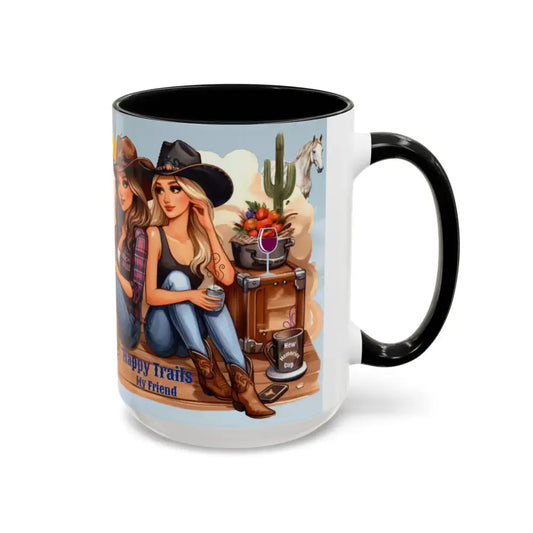 Customizable Friendship Coffee Mug - Cowgirl Friendship Gifts Western Gift Ideas - Mugs