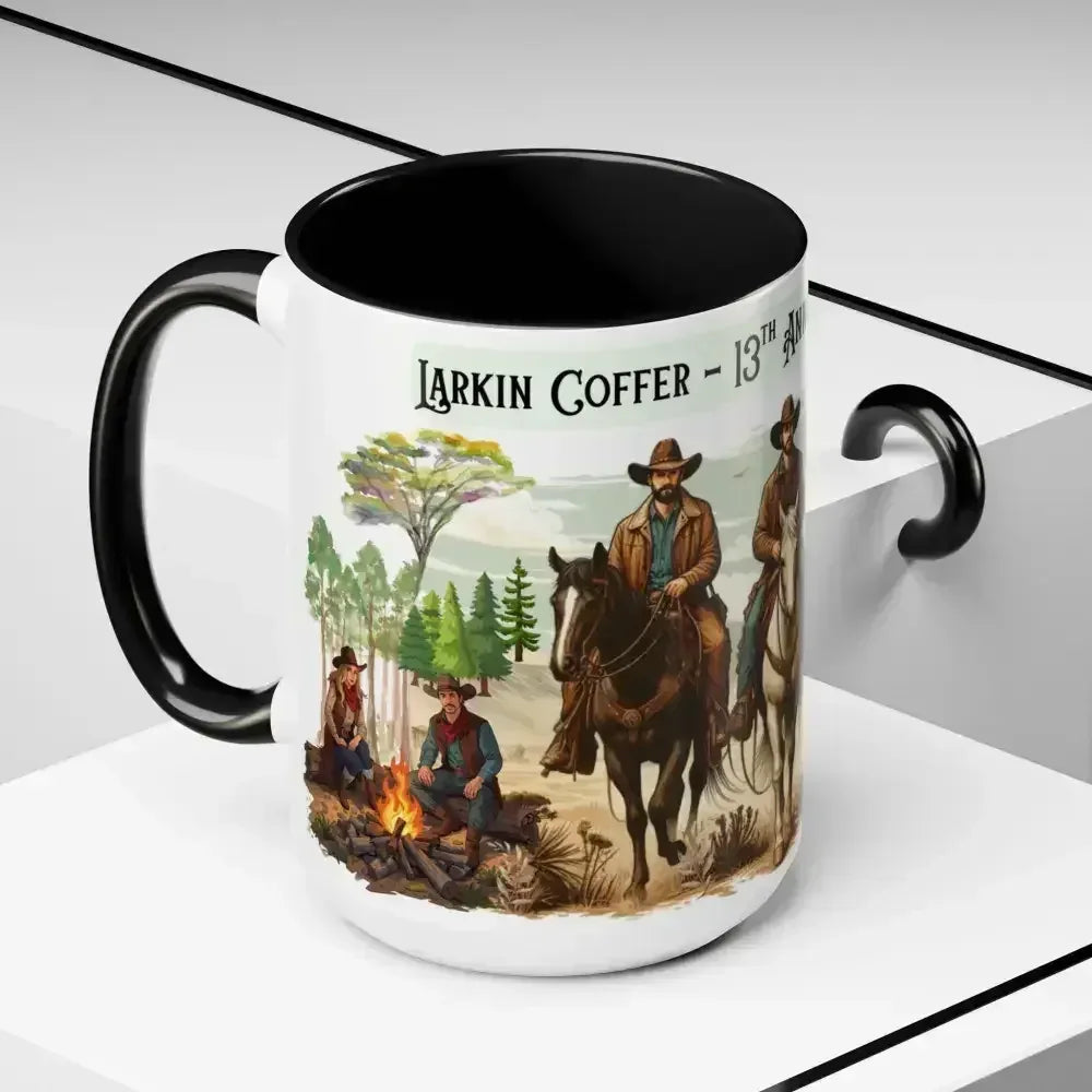 Fundraiser Coffee Mug - Larkin Coffer Annual Trail Ride Fundraiser - The Best New Thing