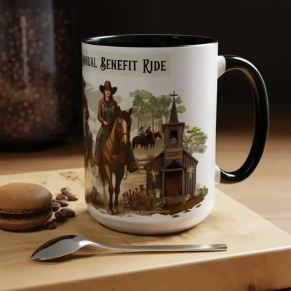 Fundraiser Coffee Mug - Larkin Coffer Annual Trail Ride Fundraiser - The Best New Thing