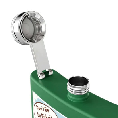 Funny Horse Stainless Steel Flask, Unique Gift for Horse Lovers, 6oz - The Best New Thing