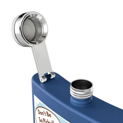 Funny Horse Stainless Steel Flask Unique Gift for Horse Lovers 6oz - Mugs