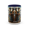 Good Cup of Country Coffee Mug Looks Like You Love Me Western Coffee Cup 15oz Cowgirl Coffee Mugs 15oz / Navy Mugs
