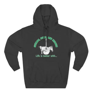 Guitars, Cows & Horses Hoodie — Hoodies for Men, Winter Farm Apparel - The Best New Thing